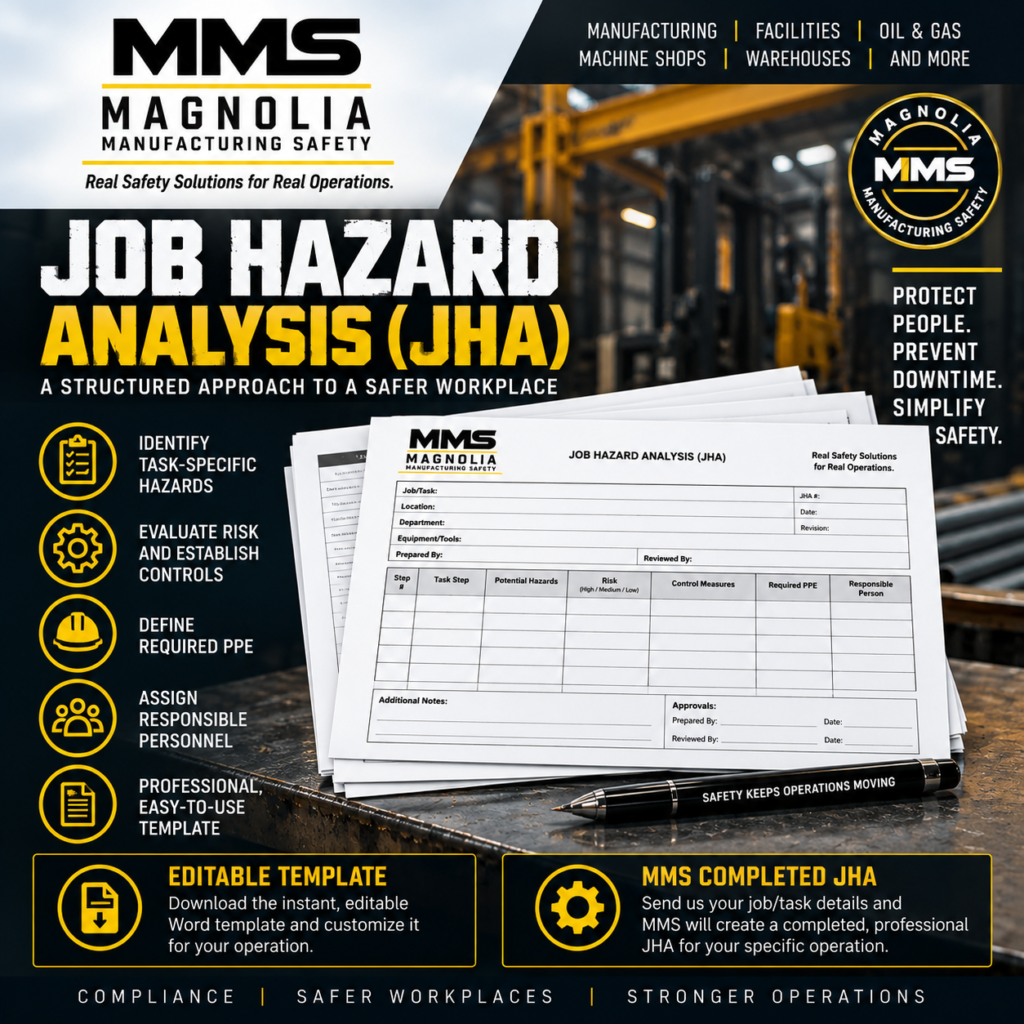 Job Hazard Analysis (JHA)