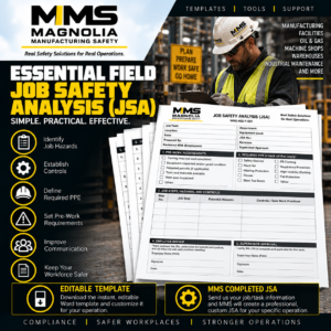 Essential Field Job Safety Analysis (JSA)