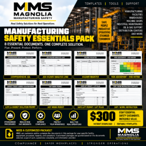 Manufacturing Safety Essentials Pack